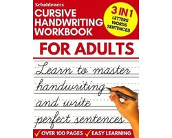 Cursive Handwriting Workbook for Adults