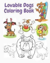 Lovable Dogs Coloring Book