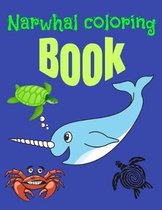 Narwhal Coloring Book: 32 Pages To Colour For Kids And Adults Narwhals Unicorns Of The Sea
