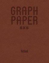 Graph Paper 5x5 Notebook