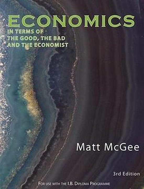 Economics in Terms of the Good, the Bad and the Economist