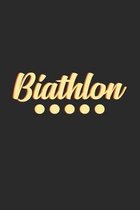 Biathlon: 6x9 Biathlon - grid - squared paper - notebook - notes