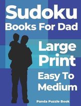 Sudoku Books For Dad Large Print Easy To Medium
