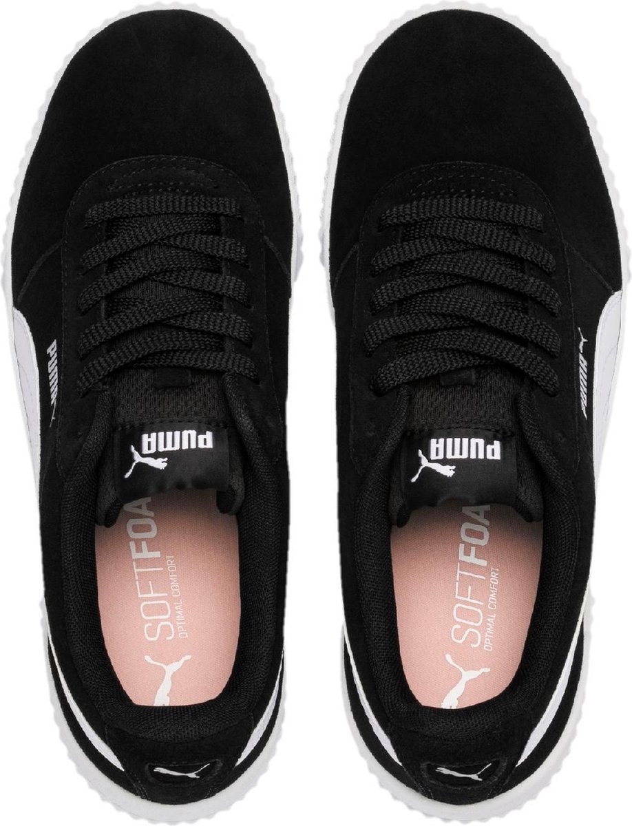 PUMA Carina Sneakers Dames - Puma Black-Puma Black-Puma Silver - Maat 38 |  bol.com