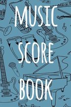 Music Score Book: The perfect way to record your compositions! Ideal gift for anyone you know who loves to create classical music!