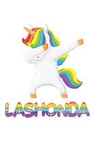 Lashonda: Lashonda 6x9 Journal Notebook Dabbing Unicorn Rainbow