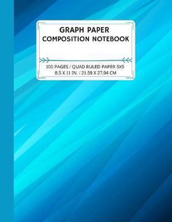 Quad Ruled 5x5 Graph Paper Composition Notebook Graph Paper