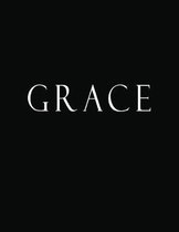 Grace: Black and White Decorative Book to Stack Together on Coffee Tables, Bookshelves and Interior Design - Add Bookish Char