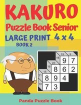 Book- Kakuro Puzzle Book Senior - Large Print 4 x 4 - Book 2