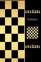 Notizen: Notizbuch f�r Schachspieler, Blanko Schach Buch zum Aufzeichnen von Gedanken