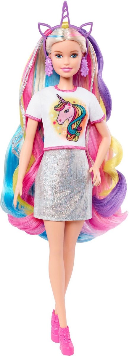 Buik Auroch beroerte Barbie Tienerpop Fantasy Hair Meisjes 30 Cm 12-delig | bol.com