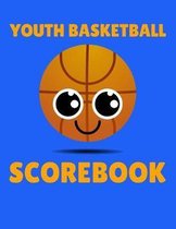 Youth Basketball Scorebook: 50 Game Scorebook for Basketball Games - Scoring by Half
