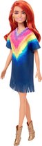 Barbie Fashionistas Doll -  Tie-Dye Fringe Dress