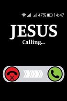 Jesus Calling...: A Journal, Notepad, or Diary to write down your thoughts. - 120 Page - 6x9 - College Ruled Journal - Writing Book, Per