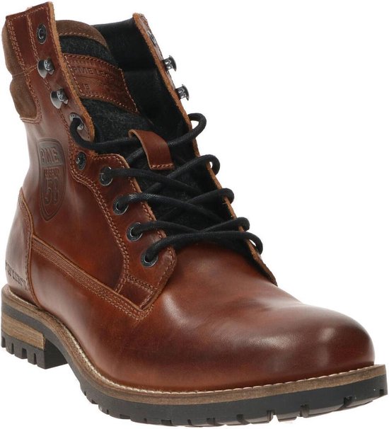 PME Heren Veterboots Cargotanker - Cognac - Maat 41 | bol.com