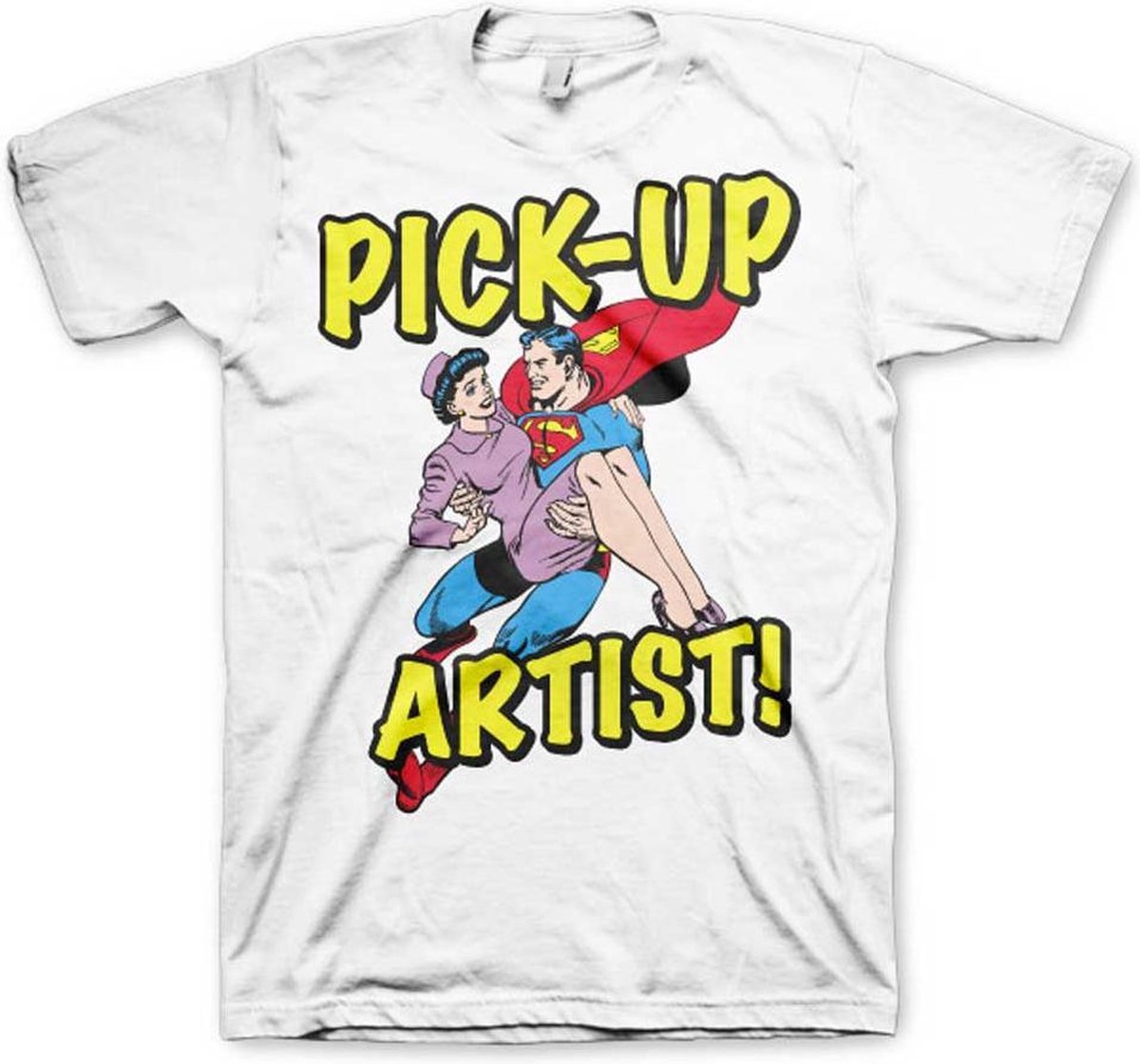 DC Comics Superman Heren Tshirt -S- Pick-Up Artist Wit
