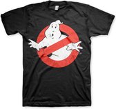 Merchandising GHOSTBUSTERS - T-Shirt Distressed Logo - Black (XL)