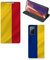 Bookcase Geschikt voor Samsung Galaxy Note20 Smart Cover Roemeense Vlag