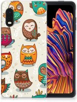 Telefoontas Geschikt voor Samsung Xcover Pro Telefoonhoesje Super als Cadeautjes voor Meisjes Vrolijke Uilen