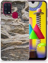 GSM Hoesje Geschikt voor Samsung Galaxy M31 Cover Case Steen