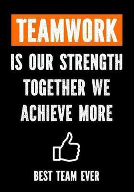 Employee Appreciation Gifts- Teamwork is Our Strenght - Toge ... - cover