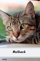 Malbuch Katze: Ein sch�nes Geschenk f�r echte Kinder und Katzenliebhaber.