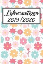 Lehrernotizen 2019 / 2020: Lehrerkalender 2019 2020 - Lehrerplaner A5, Lehrernotizen & Lehrernotizbuch f�r den Schulanfang