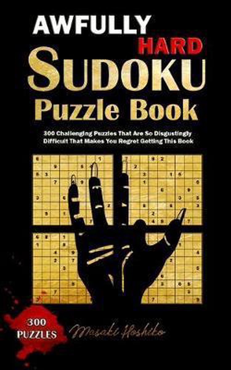 Awfully Hard Sudoku Puzzle Book