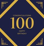 Happy 100th Birthday Guest Book (Hardcover)