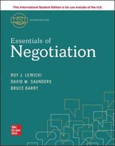 Essentials of Negotiation, Summary Entire Book (Seventh Edition) 