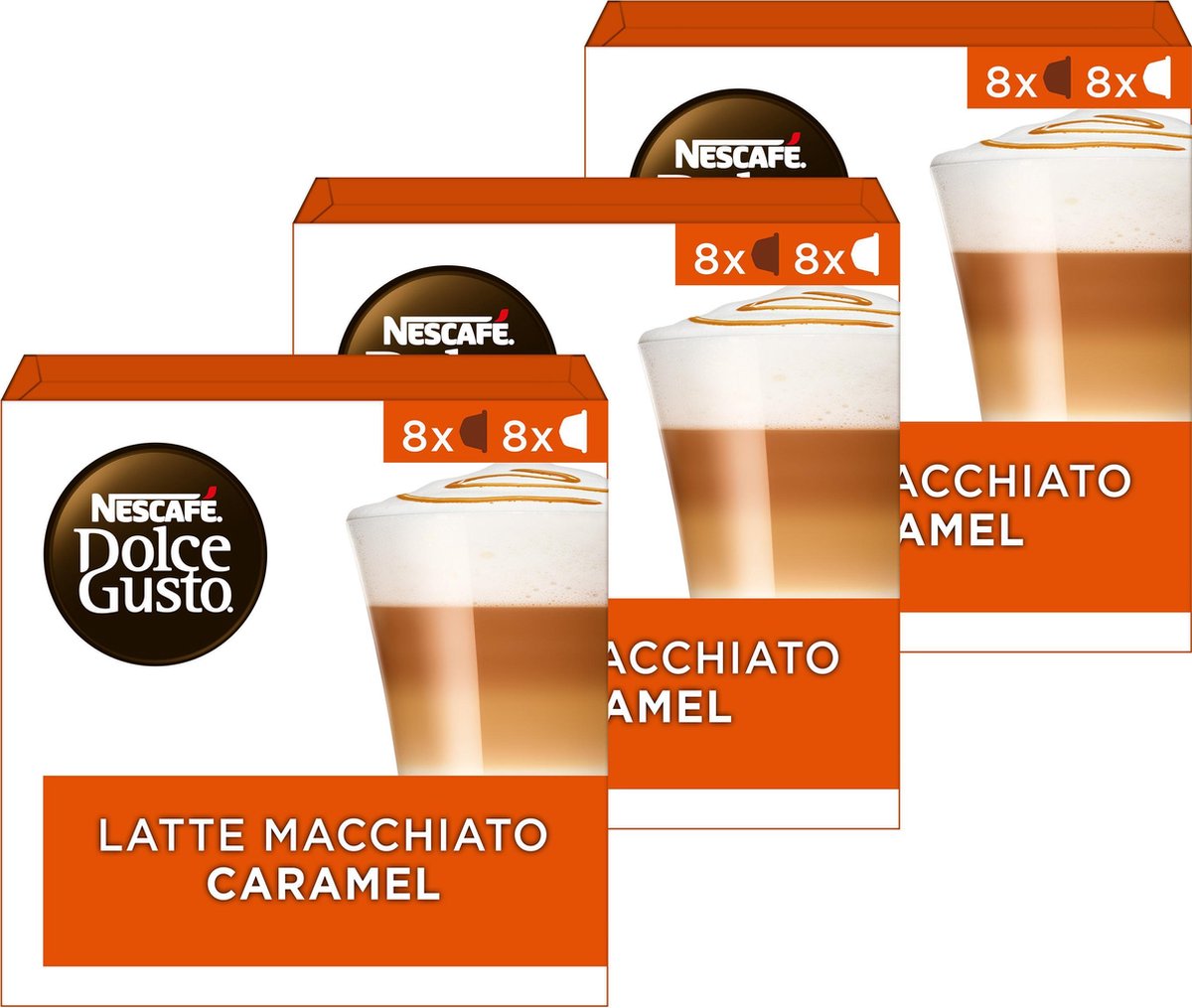 Nescafé Dolce Gusto capsules Caramel Macchiato - 48 koffiecups - geschikt voor 24 koppen koffie