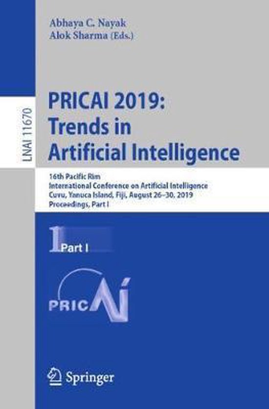 PRICAI 2019 Trends in Artificial Intelligence 9783030299071 Boeken