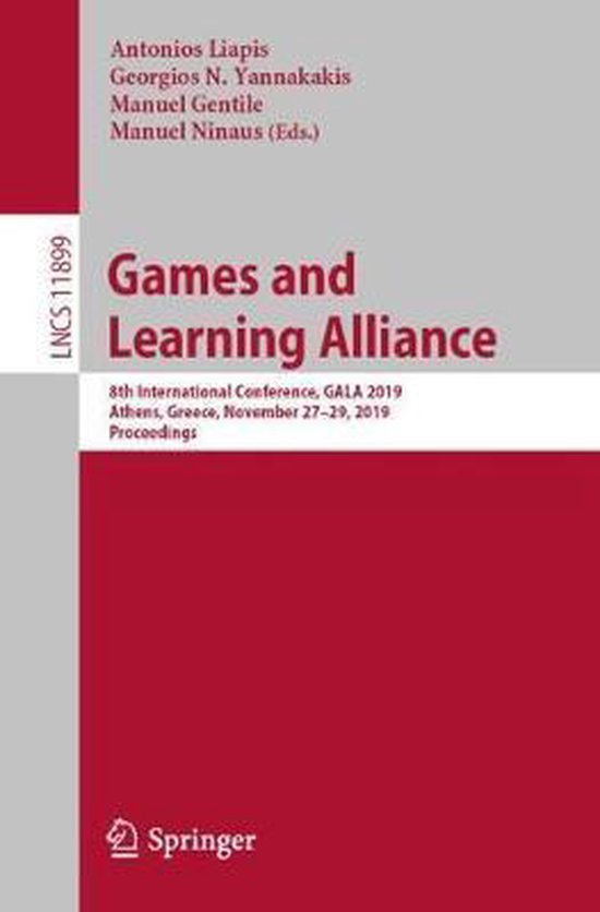 Lecture Notes in Computer Science11899- Games and Learning A ... - cover