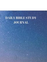 Daily Bible Study Journal: 116 Pages Formated for Scripture and Study!
