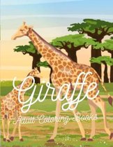 Giraffe coloring books for adult