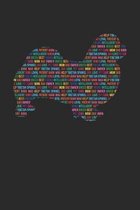 Tibetan Spaniel Journal - Tibetan Spaniel Notebook 'Word Cloud' - Gift for Tibetan Spaniel Lovers: Unruled Blank Journey Diary, 110 page, Lined, 6x9 (