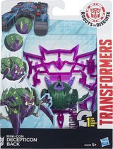 Transformers Actiefiguur Speelfiguur - Mini-con Decepticon Hammer - Blauw Jongens speelgoed stoer