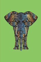 Elephant Journal: Pretty Elephant Journal and Notebook - 6''x9'' with Lined Pages, Perfect for Journal, Diary and Notes