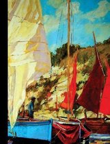 Sail Boating Composition Notebook, College Ruled_100 sheets-200 pages_9.75'' x 7.