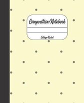 Composition Notebook: 7.5 x 9.25, College Ruled, 110 Pages, Pretty Cover Notebook for Girls Teens Women