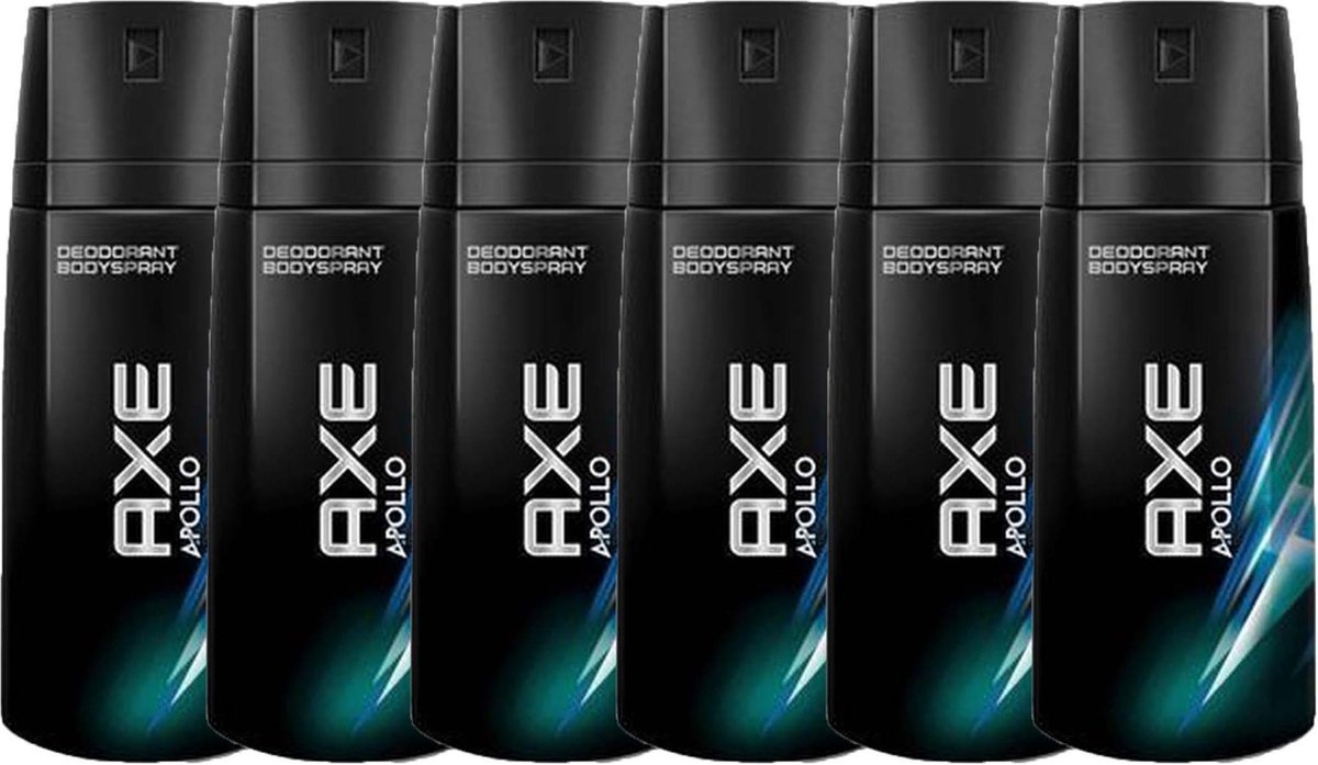 Axe Deo Spray Apollo 6 150 ml Voordeelverpakking