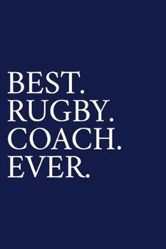 Best. Rugby. Coach. Ever., The Irreverent Pen 9781089547709 Boeken