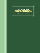 Amiesk Notebook - Sketch Book - 140 pages (7.44 x 9.69 inch)