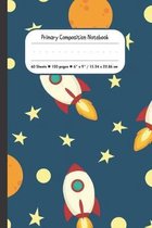 Rocket Ship Primary Composition Notebook
