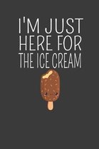 I'm Just Here for the Ice Cream: Vintage Ice Cream Cone Summer Lover Gift