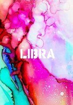 Libra: 7x10 wide ruled notebook: fun Birthday Gift for Libra zodiac astrology sun sign