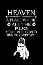 Heaven a Place Where All the Pug You Ever Loved Run to Greet You