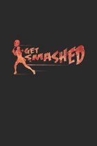 Get smashed: 6x9 Tennis - dotgrid - dot grid paper - notebook - notes