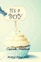 It's a Boy Cupcake Notebook