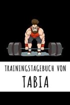 Trainingstagebuch von Tabia: Personalisierter Tagesplaner f�r dein Fitness- und Krafttraining im Fitnessstudio oder Zuhause